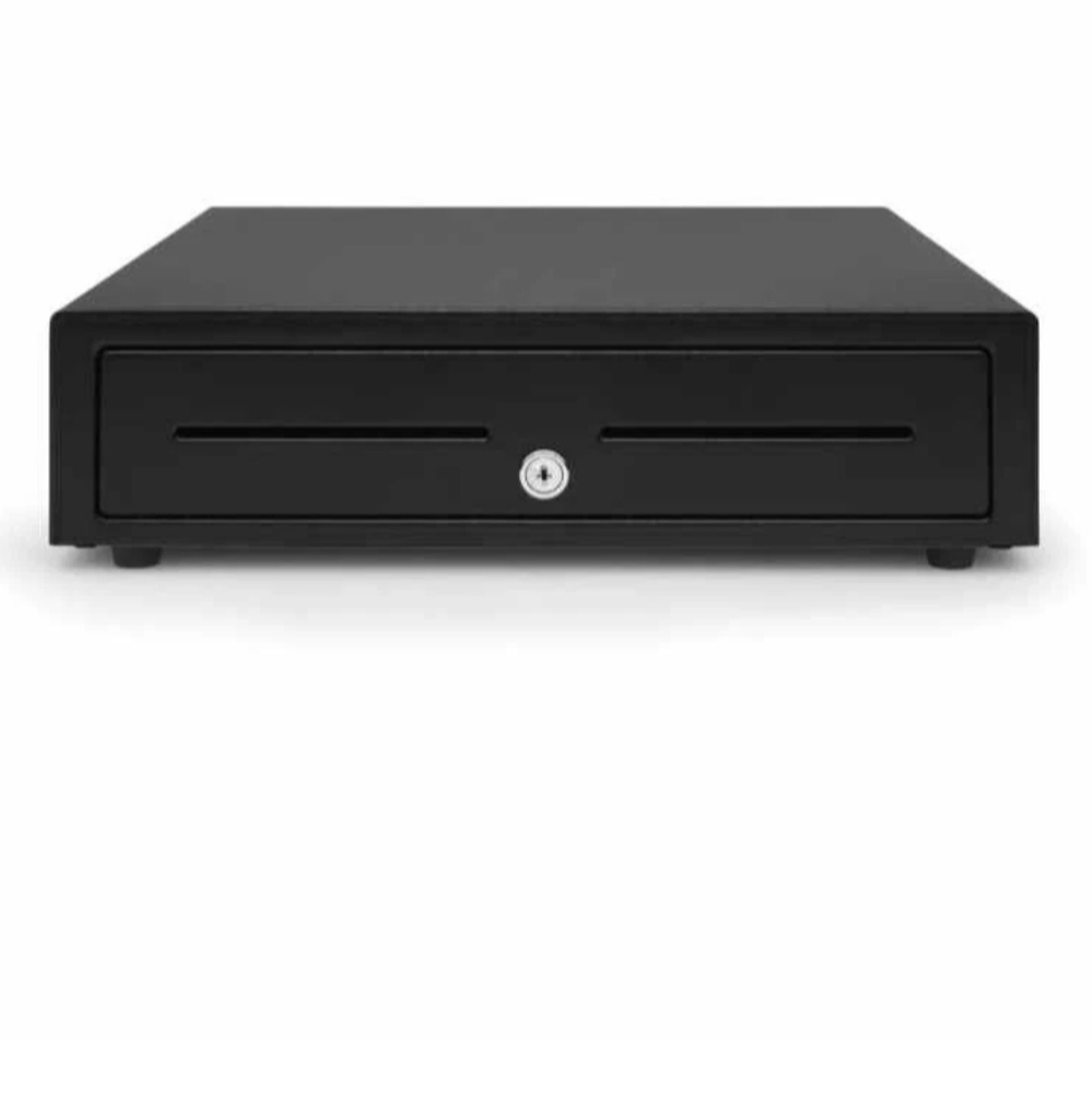 Star Micronics Black Cash Drawer 16" with cable ~ Needs Replacement Key 37965580